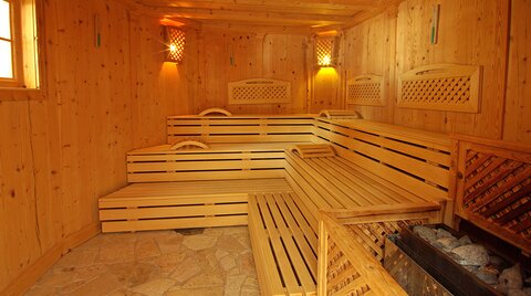 Sauna im Kinderhotel Testerhof