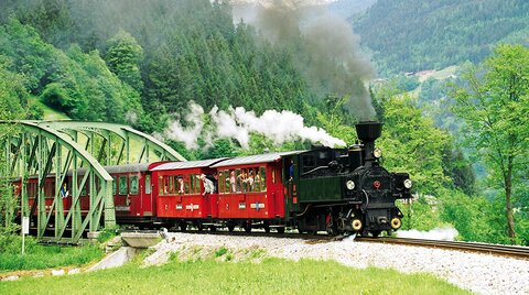 Zillertalbahn in voller Fahrt