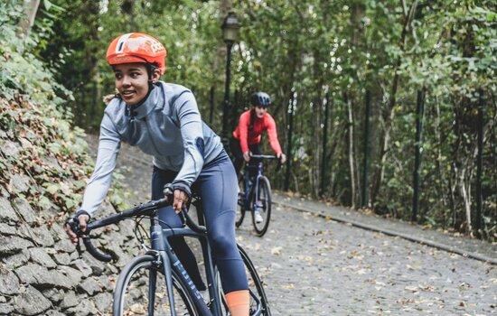 Pärchen beim Radfahren