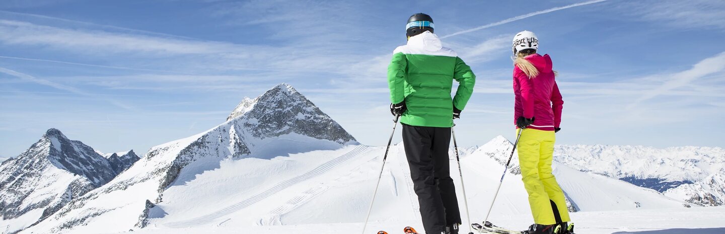 Paragleitschirm vor Bergpanorama